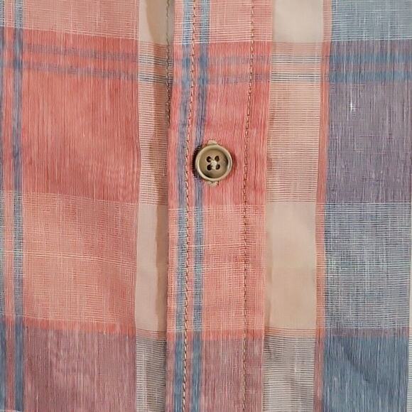 OG Weatherproof Vintage Shirt 2XL Short Sleeve Button Up Americana Normcore - Picture 3 of 16